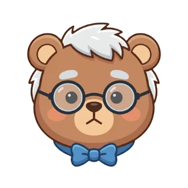 Mascota Kawaii - Un conejito adorable saltando